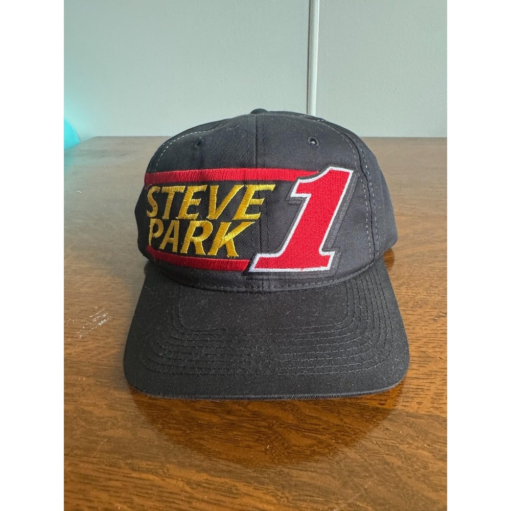 Steve Park Pennzoil‎ Hat Cap Snap Back Mens One Size Black NASCAR Racing Chase